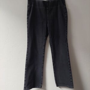 Soft‎ Surroundings Black Pull On Pants Women Size